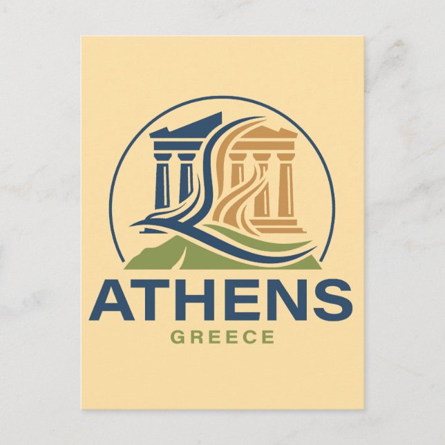 Athens Greece Acropolis Parthenon Postcard (Front)