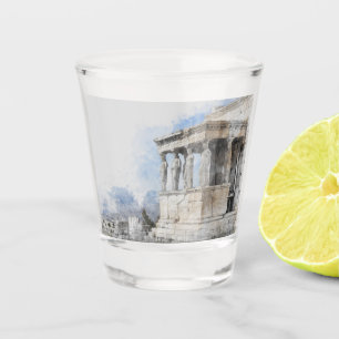 Athens Greece – Ancient Ruins Souvenir, Greek Shot Glass