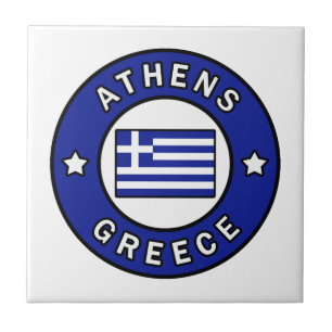 Athens Greece Ceramic Tile