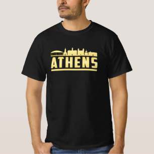 Athens Greece City Skyline Cityscape Funny Gift T-Shirt