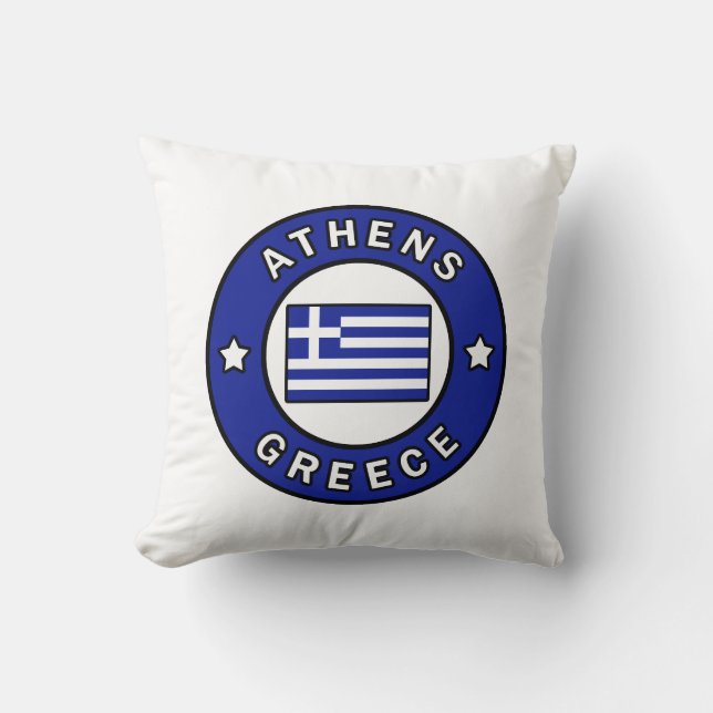 Athens Greece Cushion (Front)