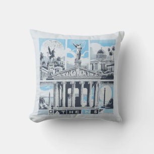 Athens Greece Europe Cushion