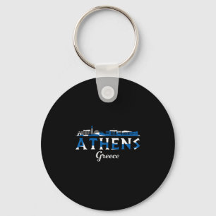 Athens Greece Greek Destination Vacation Travel  Key Ring