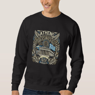 Athens, Greece Parthenon Acropolis Greek Mythology Sweatshirt