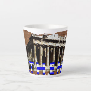 Athens Greece Parthenon Latte Mug