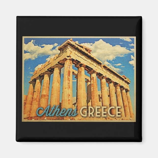 Athens Greece Parthenon Magnet (Front)