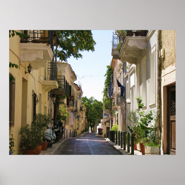 Athens Greece photography poster (Front)