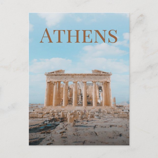 Athens Greece Postcard (Front)
