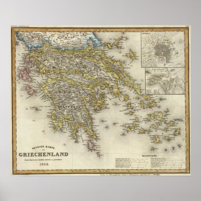 Athens, Greece Poster (Front)