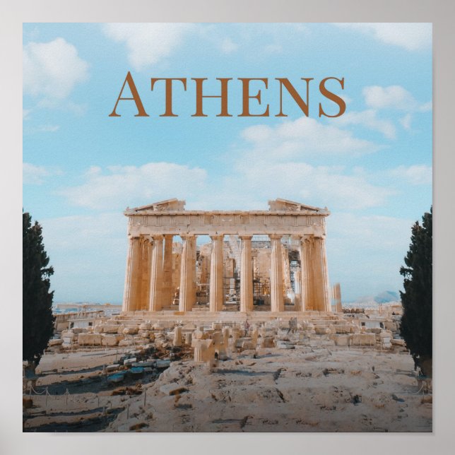 Athens Greece Poster (Front)