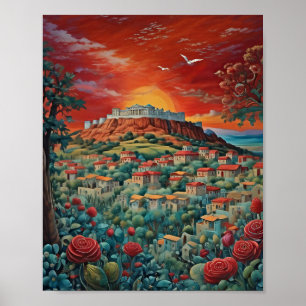 Athens Greece  Print, Value Poster Paper (Matte)