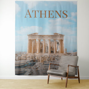 Athens Greece Tapestry