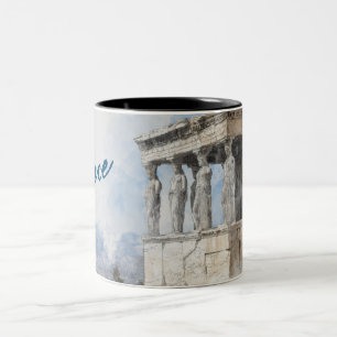 Athens Greece Two-Tone Coffee Mug   Travel 