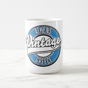Athens Greece vintage logo Coffee Mug