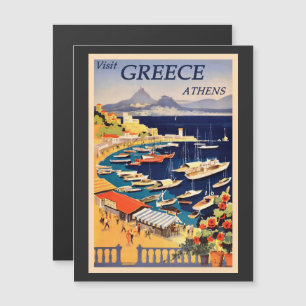 Athens Greece Vintage Tourism Ad