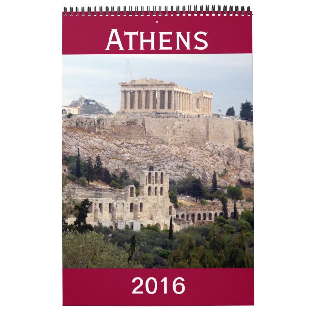 athens greek 2016 calendar (Cover)