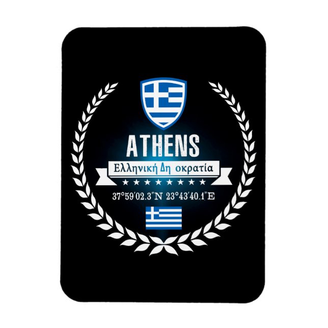 Athens Magnet (Vertical)