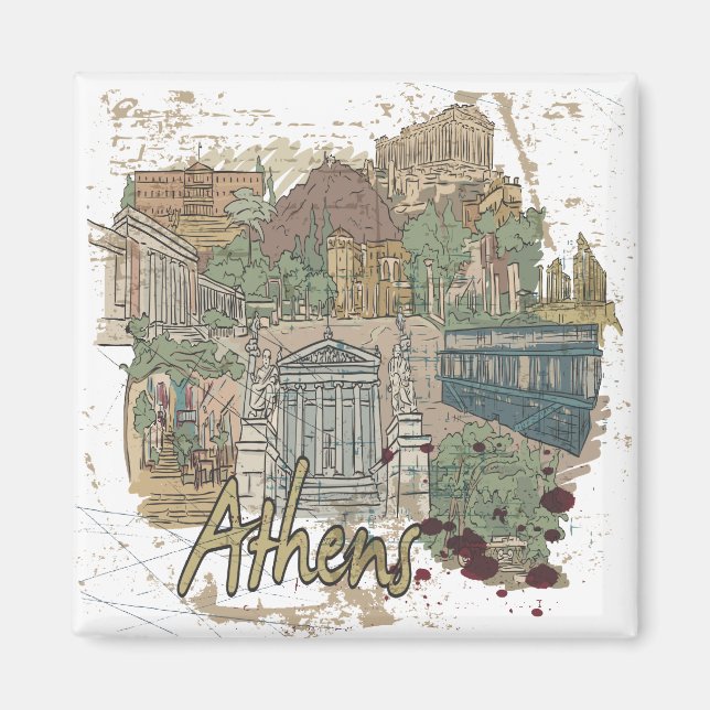 Athens Magnet (Front)