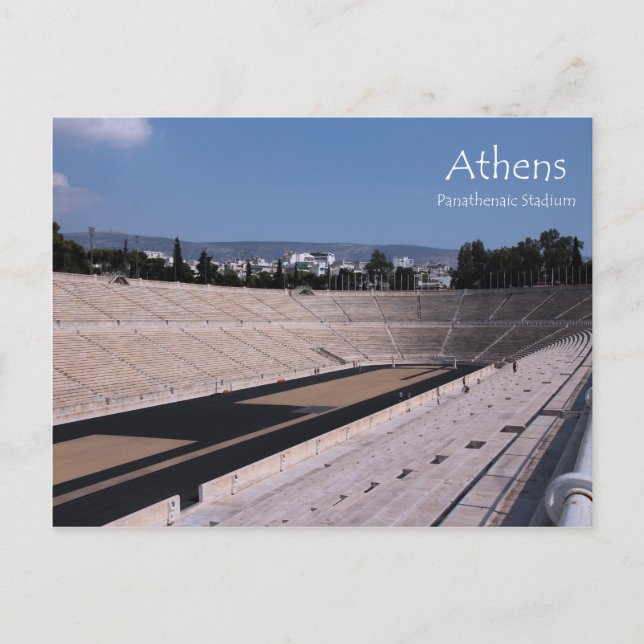 Athens Panathenaic Stadium Postcard (Front)