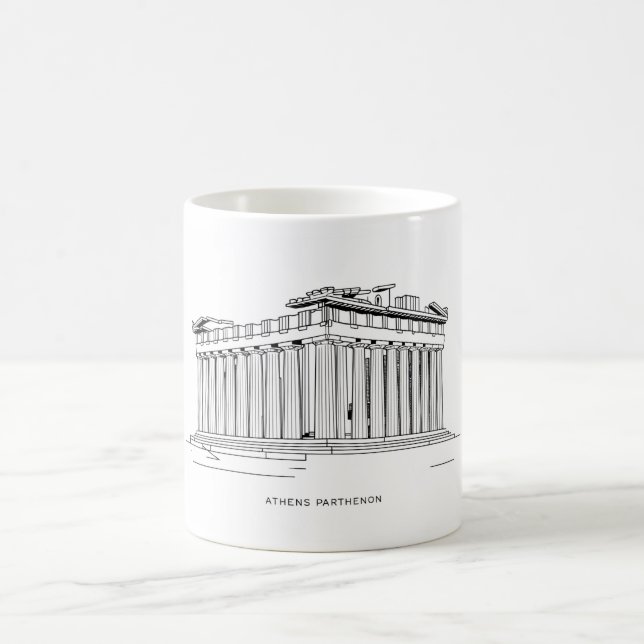 Athens Parthenon 2 Coffee Mug (Center)