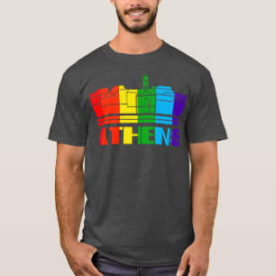 Athens Pride Athens LGBT Gift LGBTQ Supporter Tee