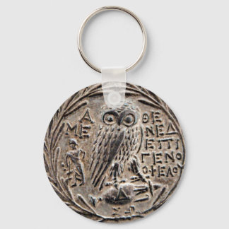 Athens Silver Tetradrachm Key Ring