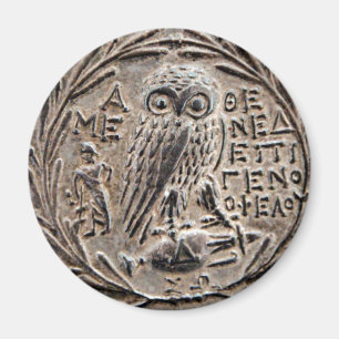 Athens Silver Tetradrachm Magnet
