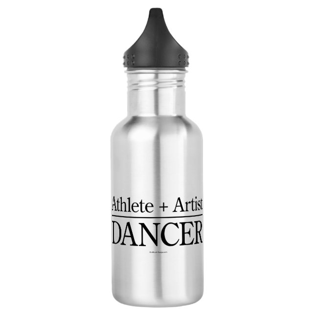 Athlete + Artist = Dancer 532 Ml Water Bottle (Left)