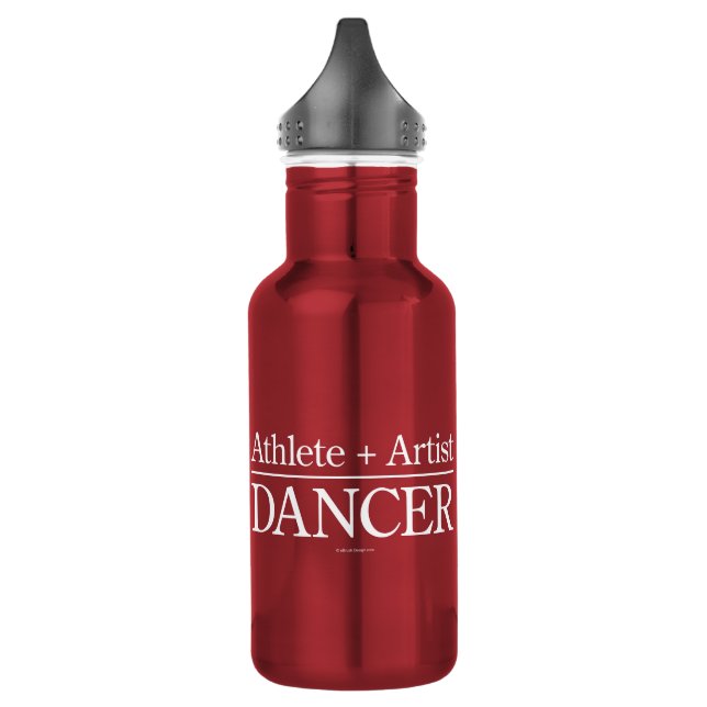 Athlete + Artist = Dancer 532 Ml Water Bottle (Left)