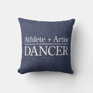 Athlete + Artist = Dancer Cushion