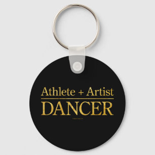Athlete + Artist = Dancer Key Ring