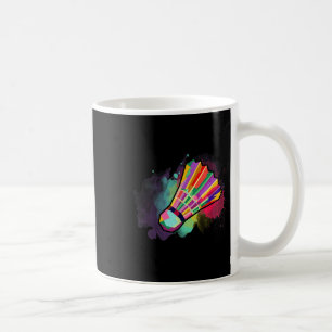 Athlete Men Women Kids Shuttle Badminton Colourful Coffee Mug