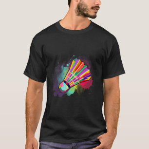 Athlete Men Women Kids Shuttle Badminton Colourful T-Shirt