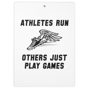 Athletes Run Clipboard
