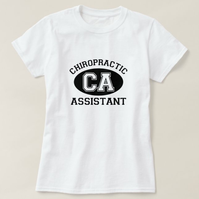 Athletic Chiro Assistant T-Shirt (Design Front)