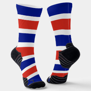 Athletic Crew Sock with flag of Costa Rica
