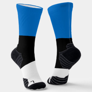 Athletic Crew Sock with flag of Estonia