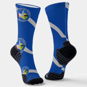 Athletic Crew Sock with flag of Las Vegas