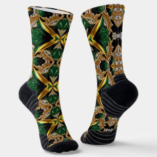 Athletic Crew Sock with Jamaican Colours