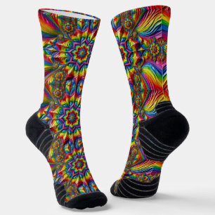 Athletic Crew Sock with LGBT Colours