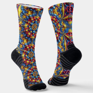 Athletic Crew Sock with Romanian Colours