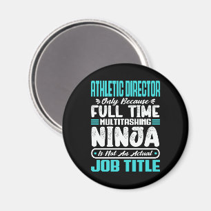 Athletic Director Multitasker Teacher Coach Skill Magnet
