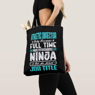 Athletic Director Multitasker Teacher Coach Skill Tote Bag