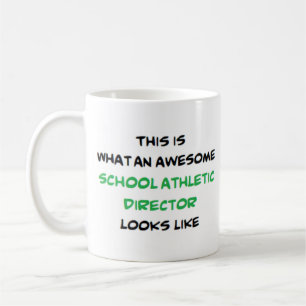 athletic director school, awesome coffee mug