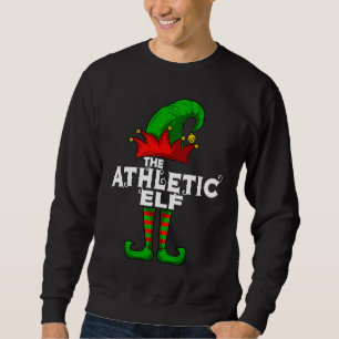 ATHLETIC Elf Family Christmas Group Matching PJ Sweatshirt