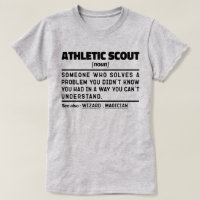 Athletic Scout Noun Definition Sport Lover Funny
