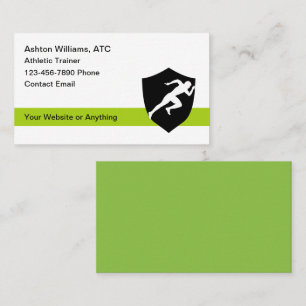 Athletic Theme Sports Business Cards