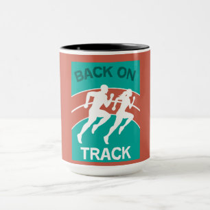 Athletic Track Runners Track Athletes Runners Mug