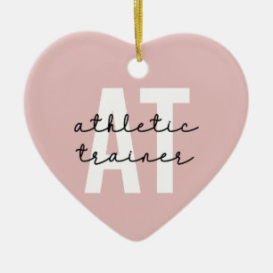 Athletic Trainer AT athletic training Ceramic Ornament