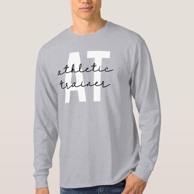 Athletic Trainer AT athletic training T-Shirt (Front)
